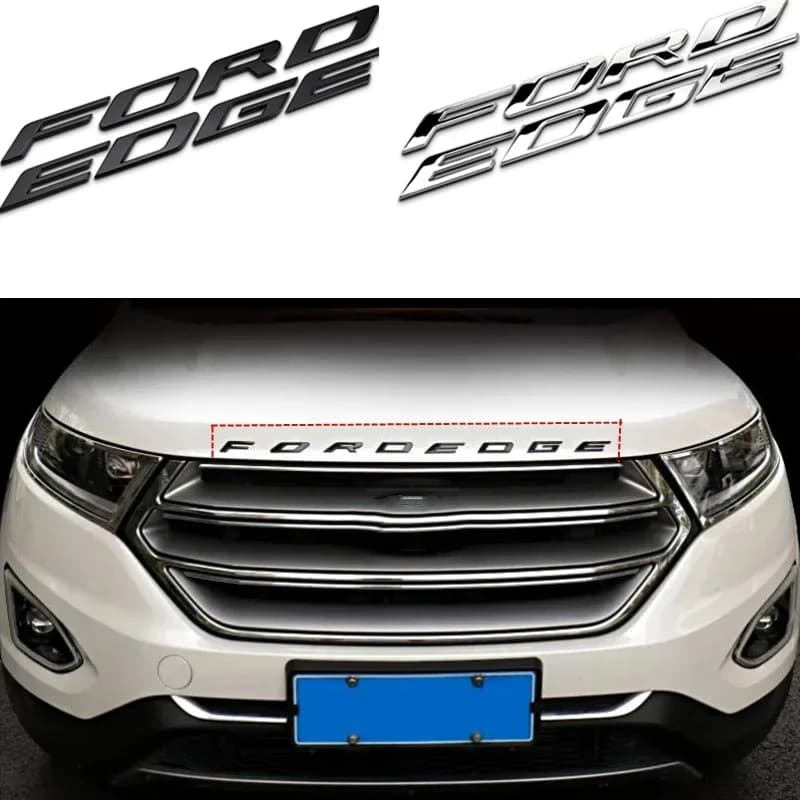 ABS car front hood emblem badge engine hood emblem cover letter sticker EDGE 2015-2024 car styling accessories