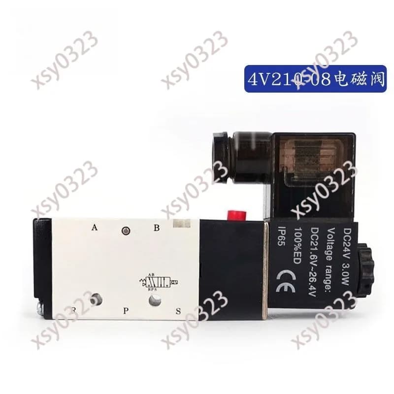 4V210 Series 2 Position 5 Way Pneumatic Solenoid Valve for Air Control