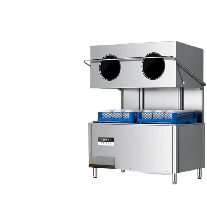 Commercial fully automatic large-scale high-power spray dishwasher