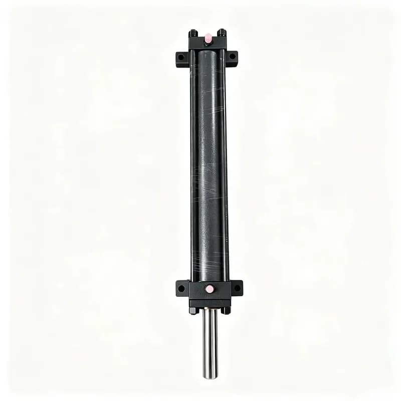 Radial Foot Mount Heavy-Duty Tie-Rod Hydraulic Cylinder with 80mm Bore Diameter and 700-800mm Stroke Length