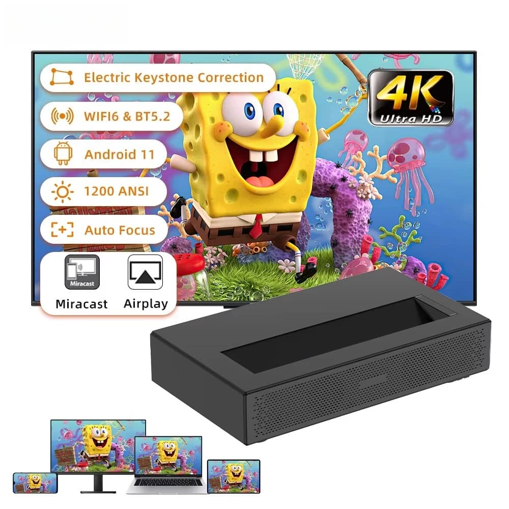 4K Portable Android Projector   U1 Beamer Pico Proyector Video Projecteur Portable   Projetor 4k Projectors
