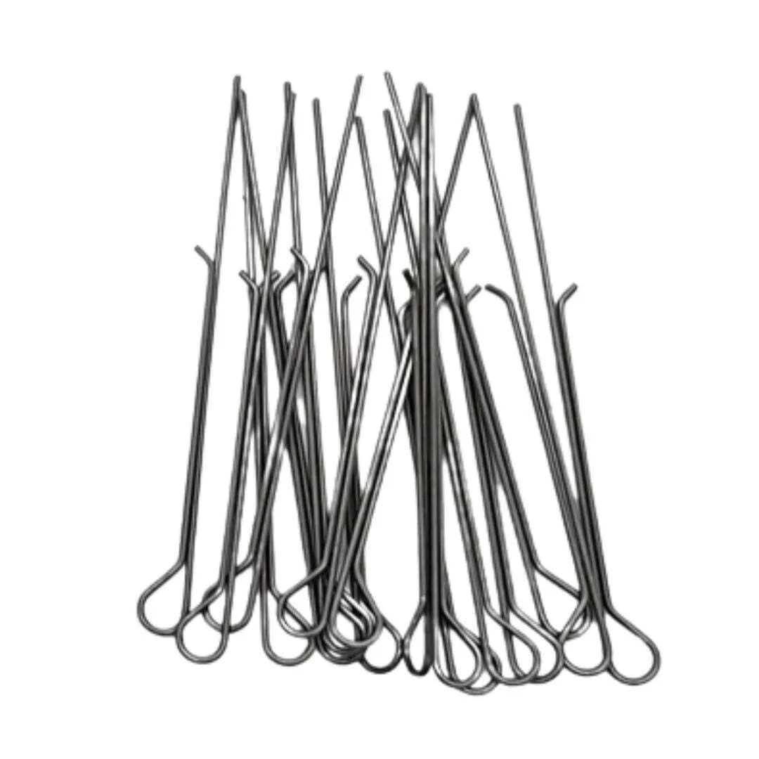 10Pcs 11Cm Stainless Steel Candle Wick Holder Clips Metal Candle Wicks Fixing Clip For DIY Handmade Candle Making Supplies