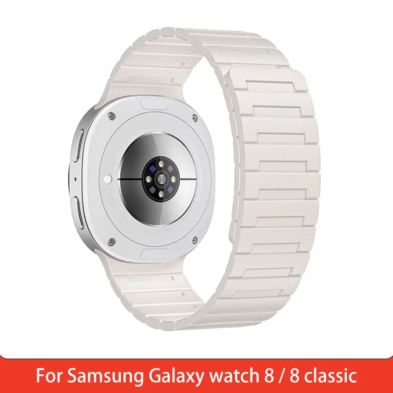 Magnetic Watch Straps for Samsung Galaxy watch 8 / 8 classic 40/44/46mm silicone watch band watch8 Wristband Strap