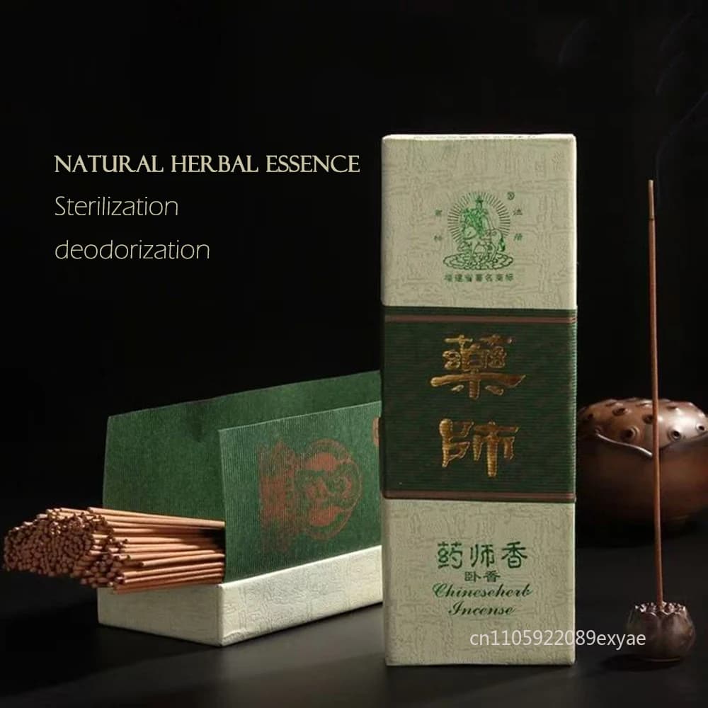 Traditional  Buddha incense White sandalwood Tibetan medicine incense for purifying air, meditation, Lying incense stick 19cm