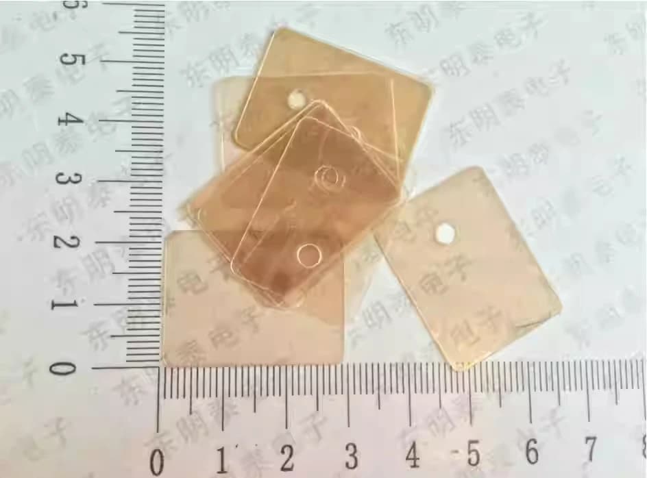 TO-220 3P 3P11 3PL perforated natural transparent mica sheet thickened available