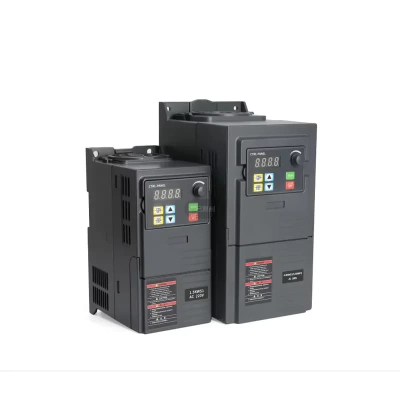 220V 380V VFD Variable Frequency Drive Converter Inverter Single-Phase Pump Motor 0.75KW 1.5KW 2.2KW 3KW 4KW 5.5KW 7.5KW 11KW