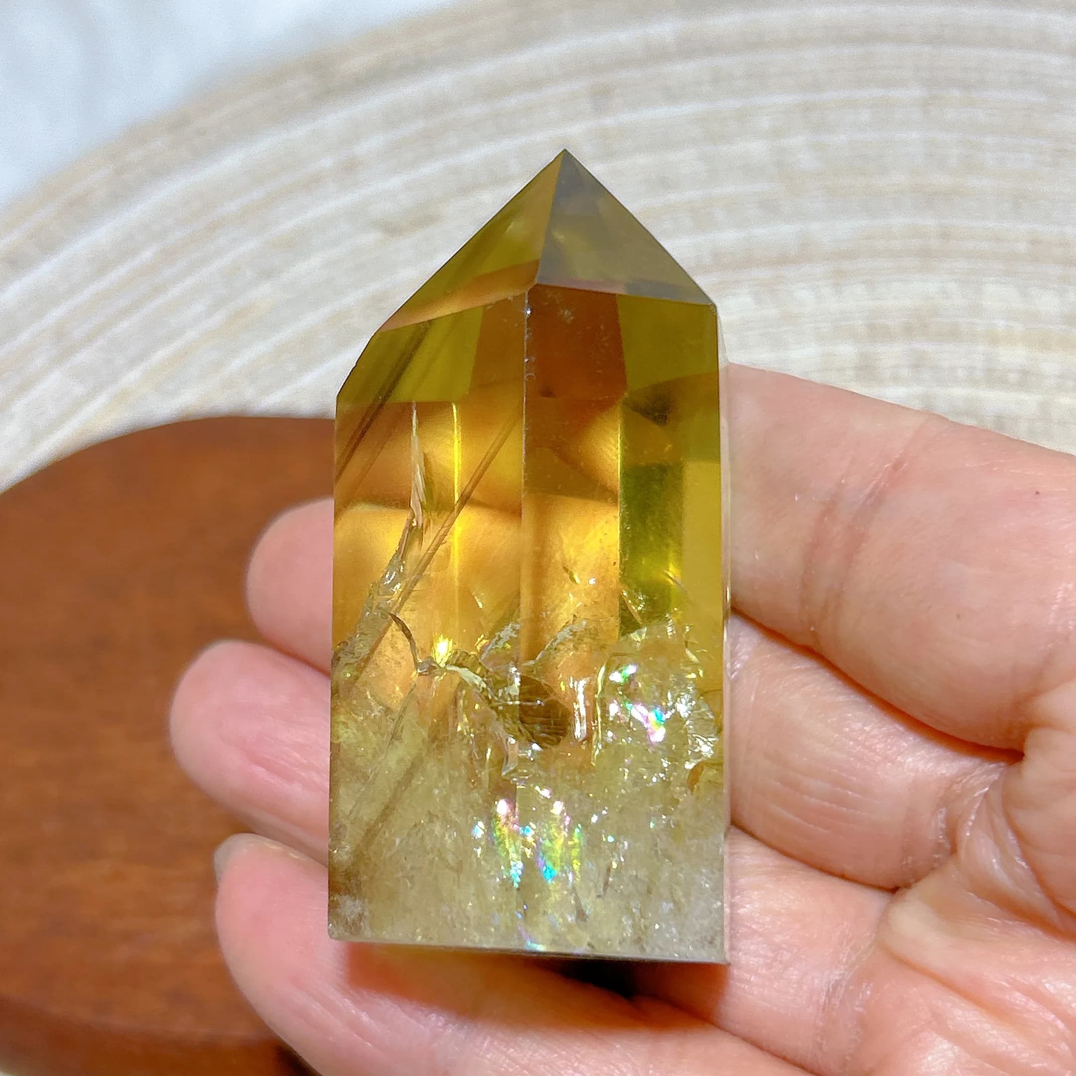 Brazil Natural Crystal Middle Size Smokey Citrine Polished Tower Healing Gemstones Energy Reiki Ornament Home Decorations Gift