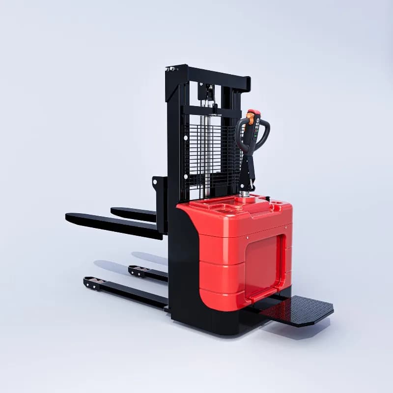Fully automatic stacking forklift 2 tons storage hydraulic loading and unloading double lifting pallet station driving