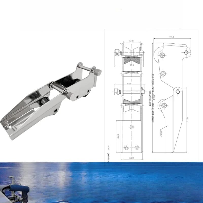 Stainless steel mirror polished anchor bracket multi-specification marine anchor hardware accessories