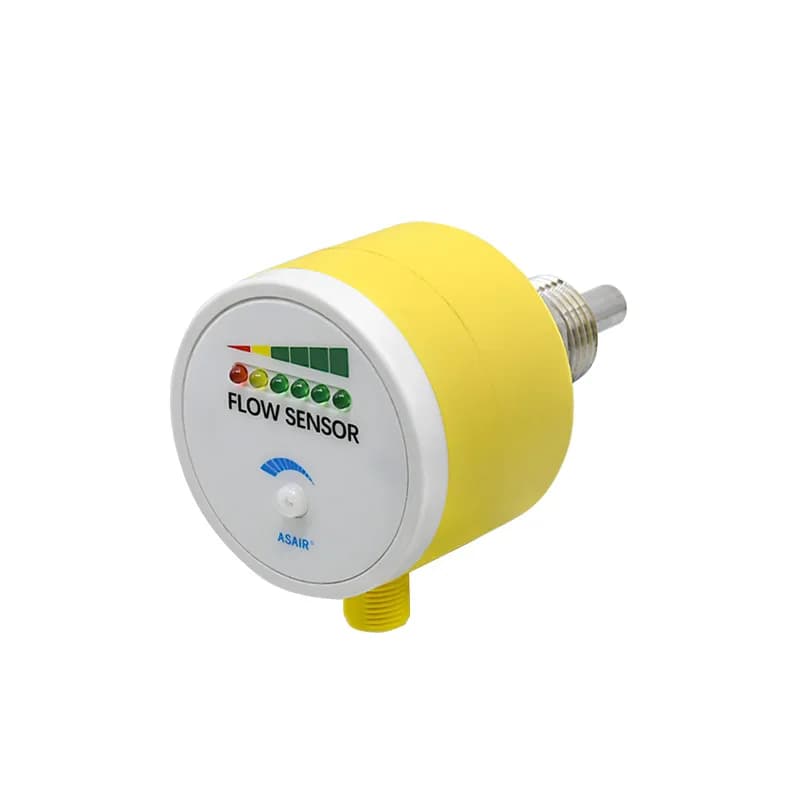 Heat Conduction Type Flow Switch Liquid Water Oil Dual Purpose Stainless Steel Pipe Flow Switch AFH1