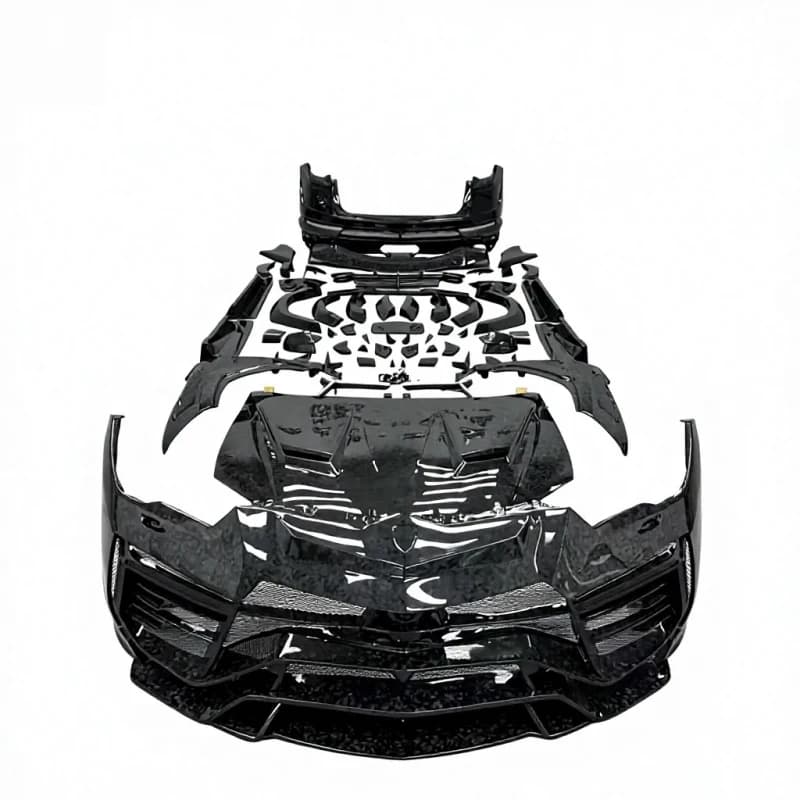 ThrustWorks Real Forged Dry Carbon Body Kit, MSY Style Complete Styling Aero Parts Durle