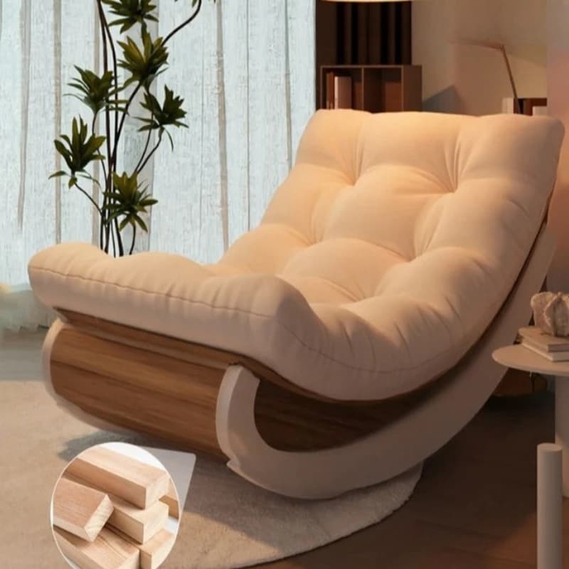 Rocking sofa chair for living room and balcony home leisure single rocking chairs