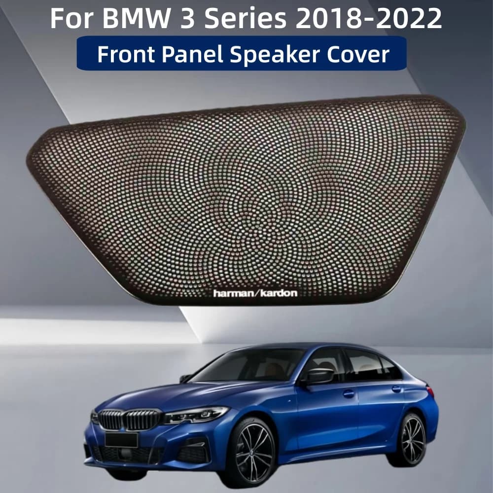 Car Upgrade Styling Front Panel Speaker Cover For BMW 3 Series 2018 2019 2020 2021 2022 Modification Decoration Accessories
