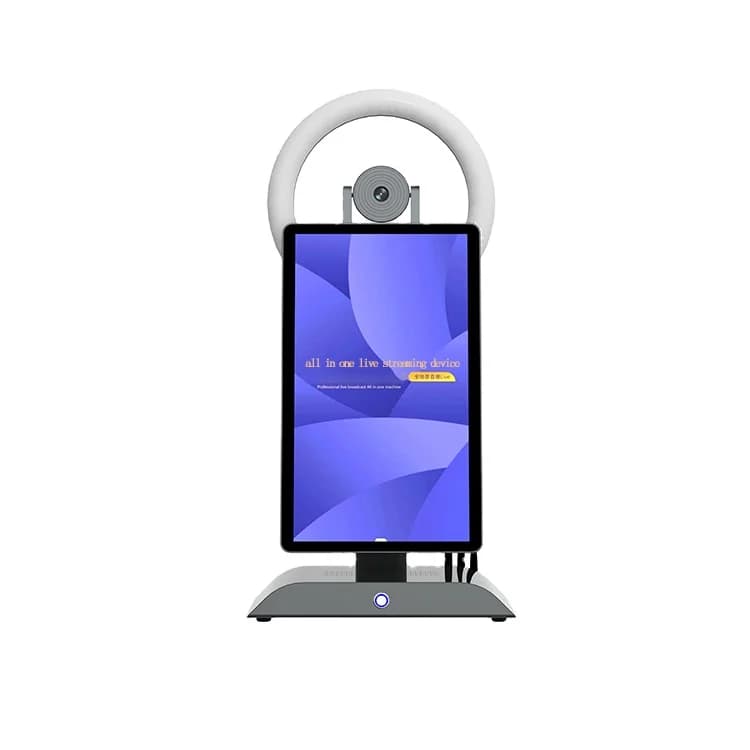 Portable Desktop Live Broadcast Machine for Internet Celebrities Android OS for Live Streaming and Product Sales