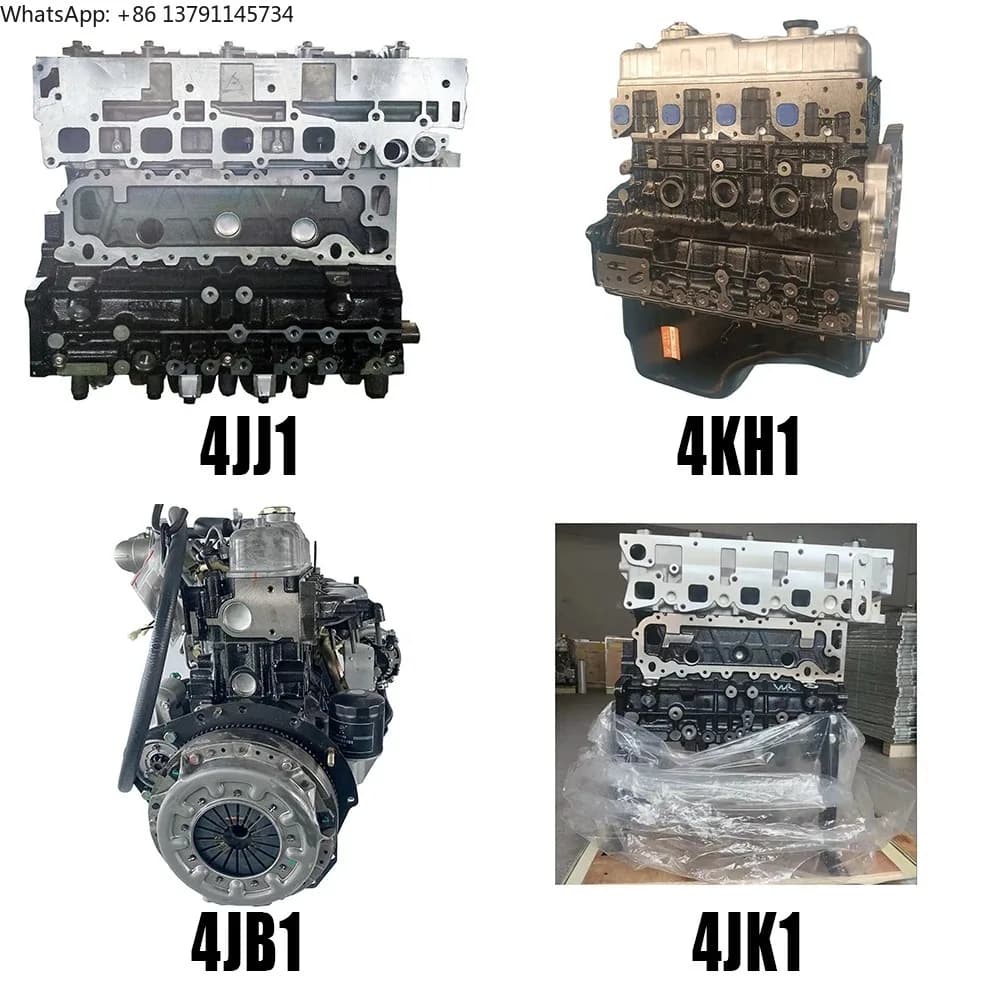 Isuzu Engine Assembly 4BG1 4HF1 4JB1 4JB1T 4JJ1 4JK1 4KH1 4KH1T Car Engine Complete For Isuzu