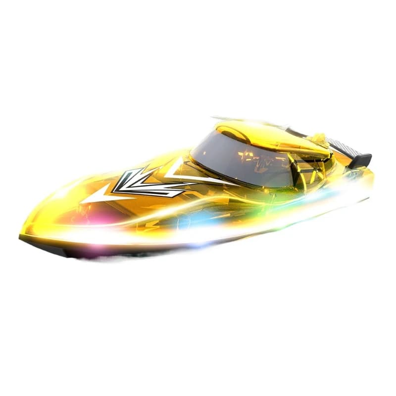 Controllable colorful lights remote control boat stunts rolling waterproof ring high speed toy
