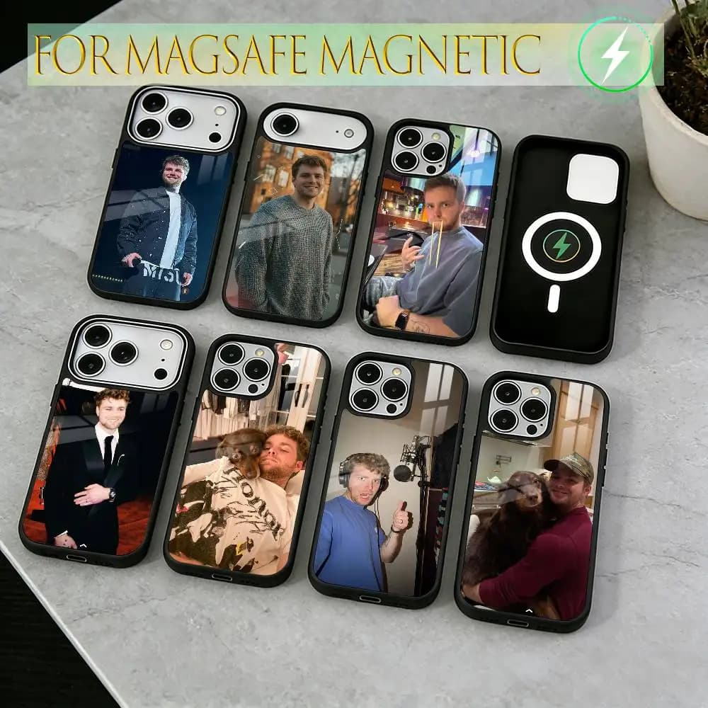 A-Alex W-Warren  Phone Case For iPhone17,16,15,14,13,12,11 Plus,Pro Magnetic with Magsafe Wireless Charging