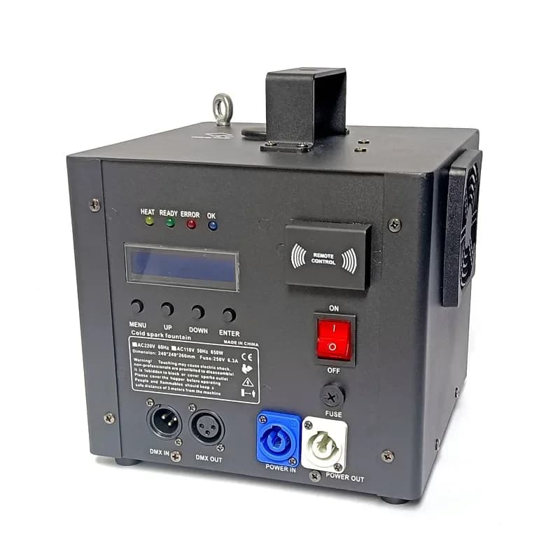 Stage special effects electronic flower spray machine, black starlight machine, atmosphere props, wedding remote control