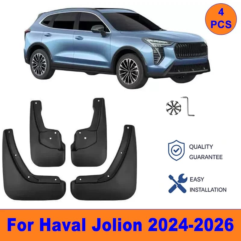 4Pcs Mud Flaps For Haval Jolion 2024-2026 - Splash Guards Front & Rear Wheel Fender Mudguards Car Exterior Protection Accessory