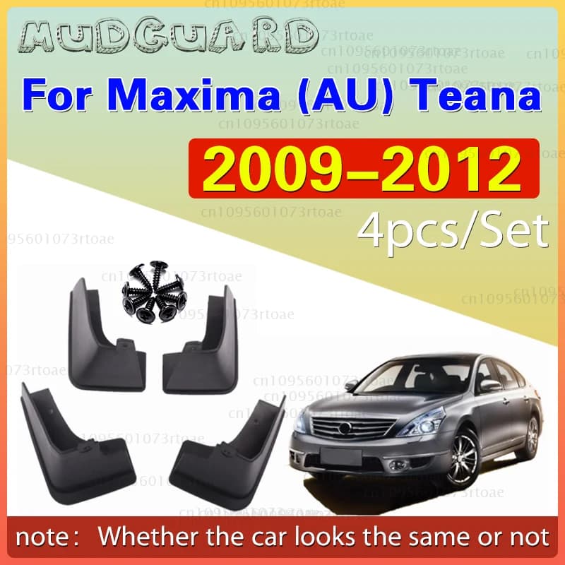 for Nissan Maxima L32 Teana 2009 2010 2011 2012 Mud Flaps Mudguards Splash Fender Guard Front Rear Wheels Car Stying Accessories