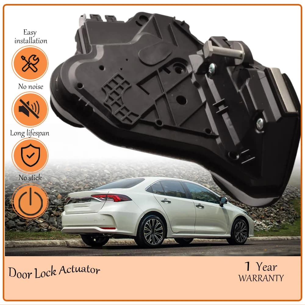 Rear Right Door Latch Assembly,Fit Select Toyota Corolla,2Pin B Type Lock OE DLT137,DLA1431,6905002350,69050-02350,69050-02391