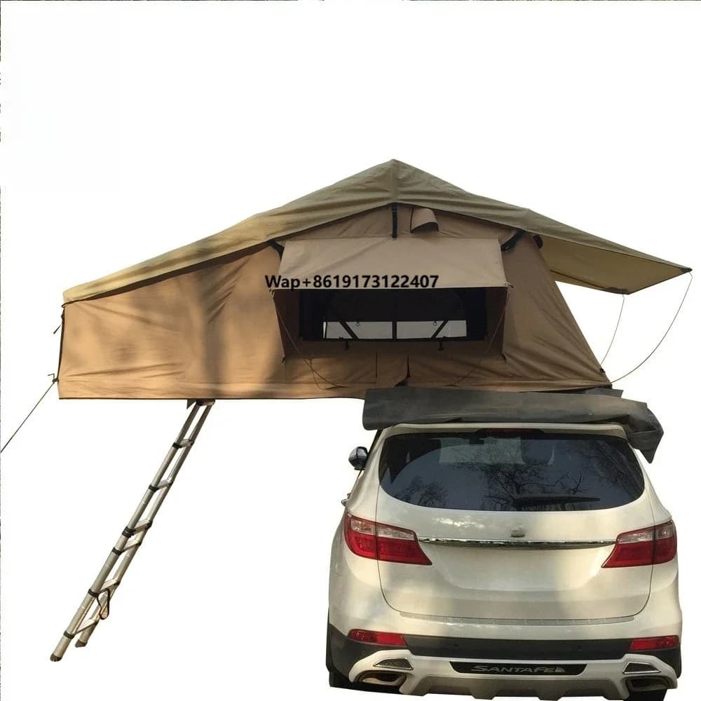 Waterproof Sunshade Folding Roof Top Car Family Camping Outdoor  Top Tent Car