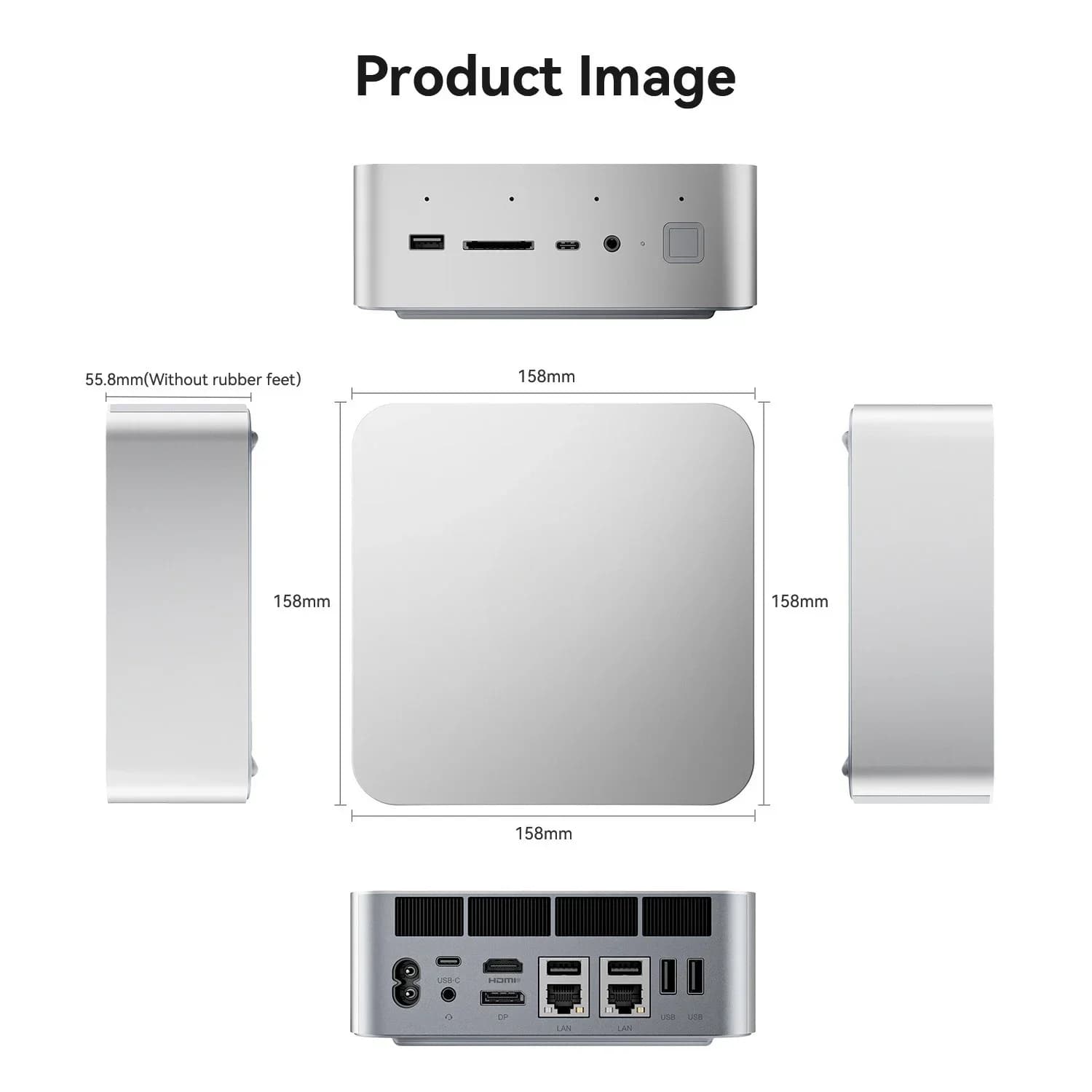 GTi14UItra 185H Mini Host Mi Ni PC Business Travel Portable Computer