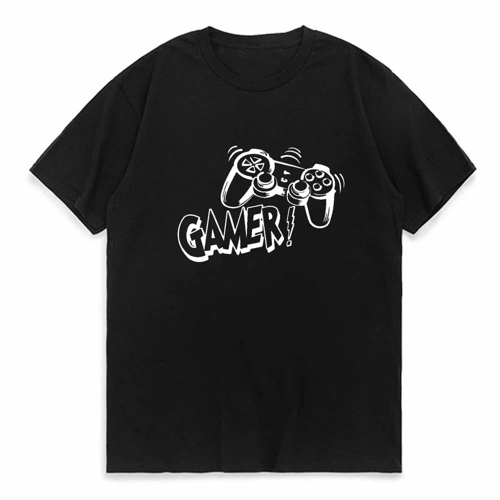 vintage Funny T Shirt Gamer Gaming Player Humor Tees Tops for Men Clothes Casual graphic t shirts