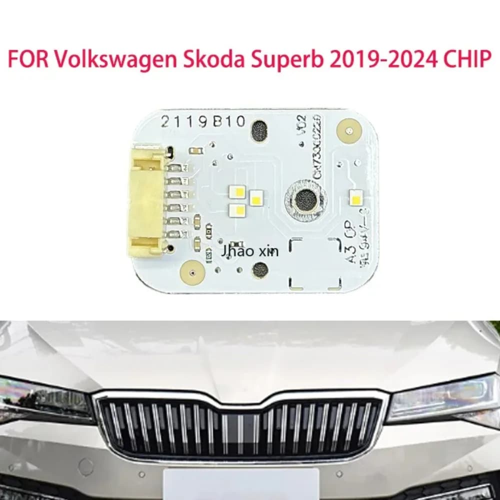 Luz blanca para Volkswagen Skoda Superb 2019-2024, faros de coche, Chip DRL, placa de circuito de balasto, Chip de placa de fuen