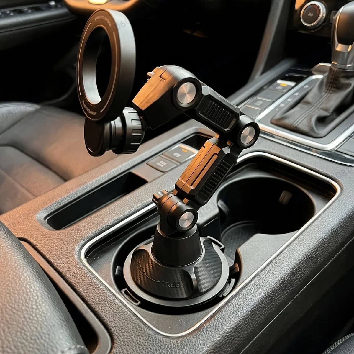 1-piece car phone holder magnetic suction cup truck holder adjustable car phone holder with expansion base