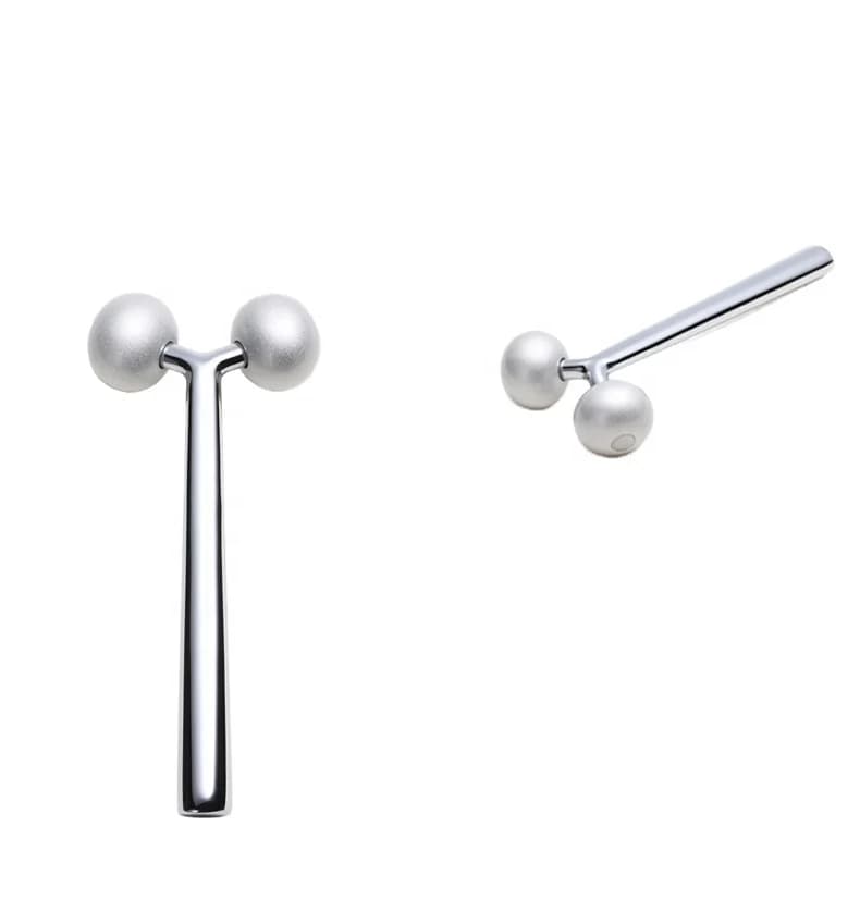 Skin Firming 3D Facial Massager Metal Face Roller Skin Care Tools for Face