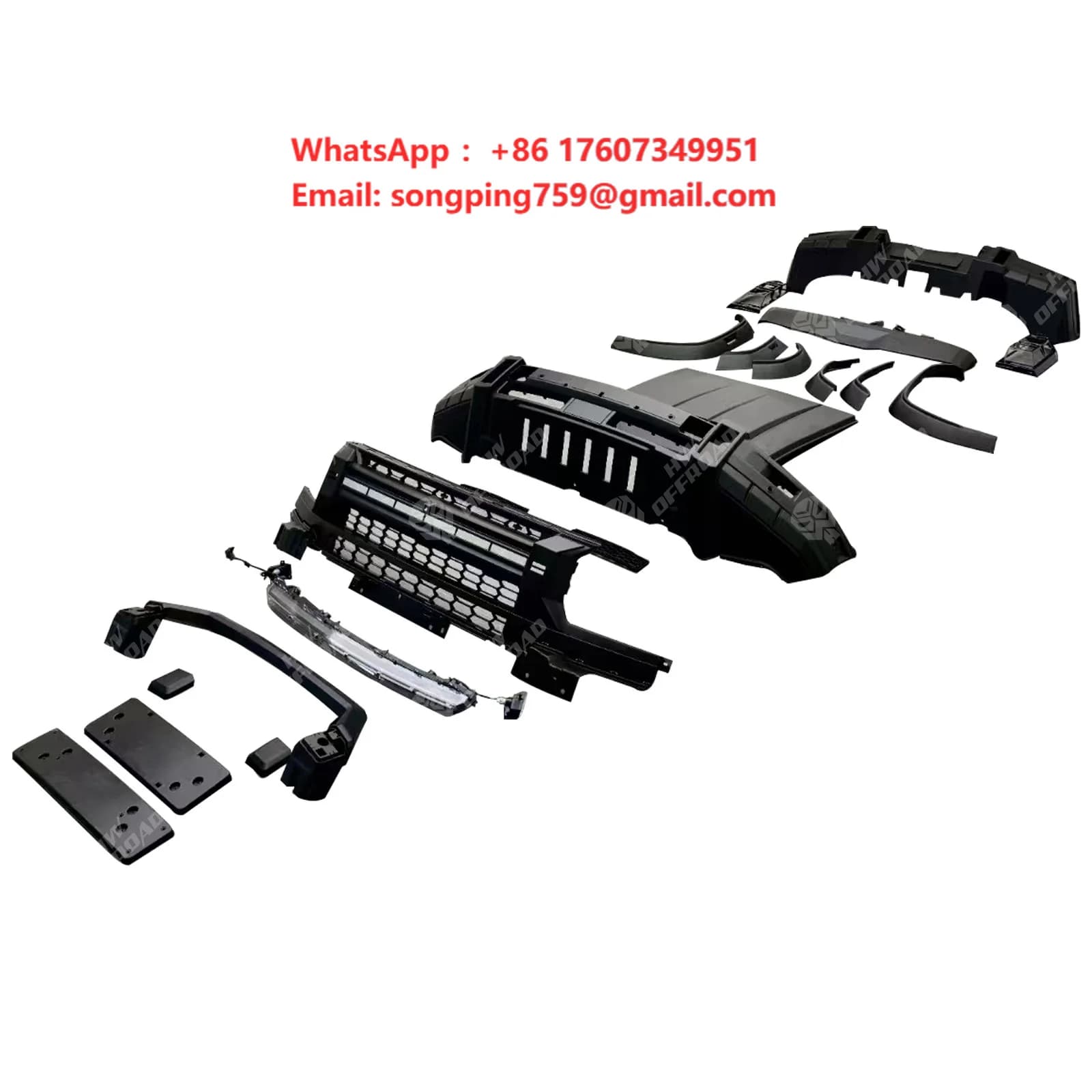 Off-Road Exterior Part Mars Explorer Style Wide Body Kit Bumper Grille for Chery Jetour Traveler T2 2024 2025 Conversion Bodykit