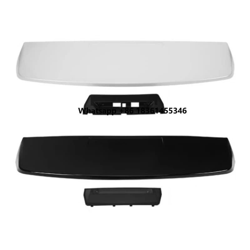 Black Tail Wing White Spoiler for Prado LC250 2024 Modified WX New Style Top Wing Body Kit Car Accessories