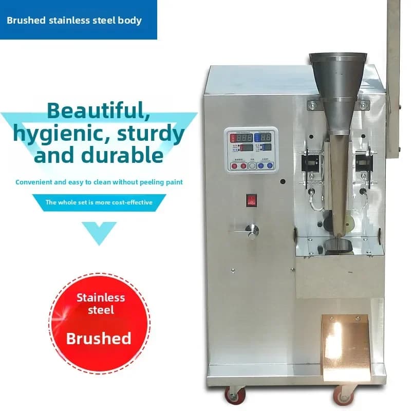 Automatic granular powder packaging machine, powder three-sided bag sealing packaging machine