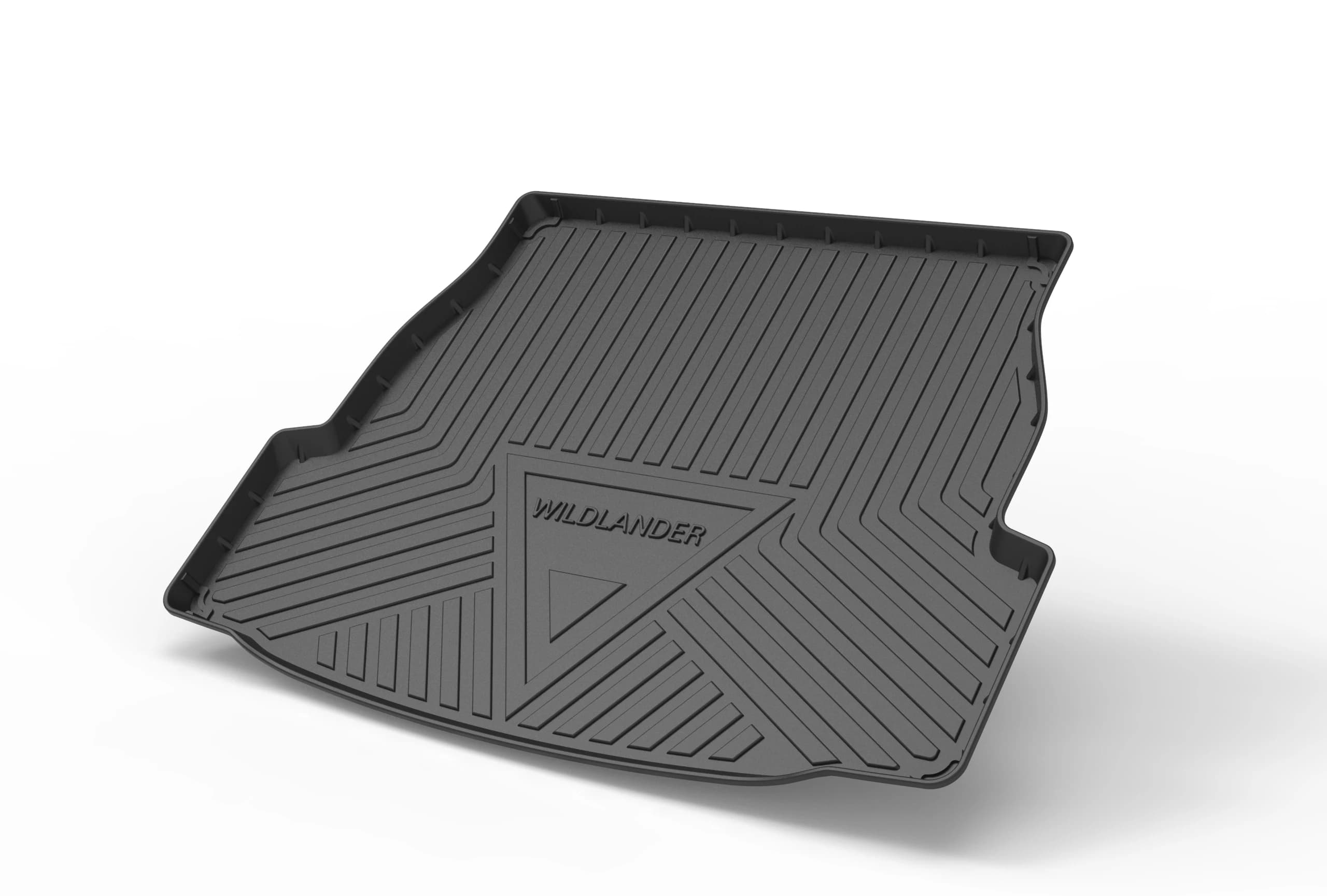 For toyota WILDLANDER 2020-2024 Rubber Mat For Trunk TPE Car Storage Box Pad Waterproof Rear Trunk Mat