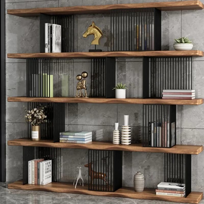 Bookcase Corner Living Room Cabinets Vanity Luxury Wood Shelf Bar Living Room Cabinets Craft Display Gabinete Home Furniture