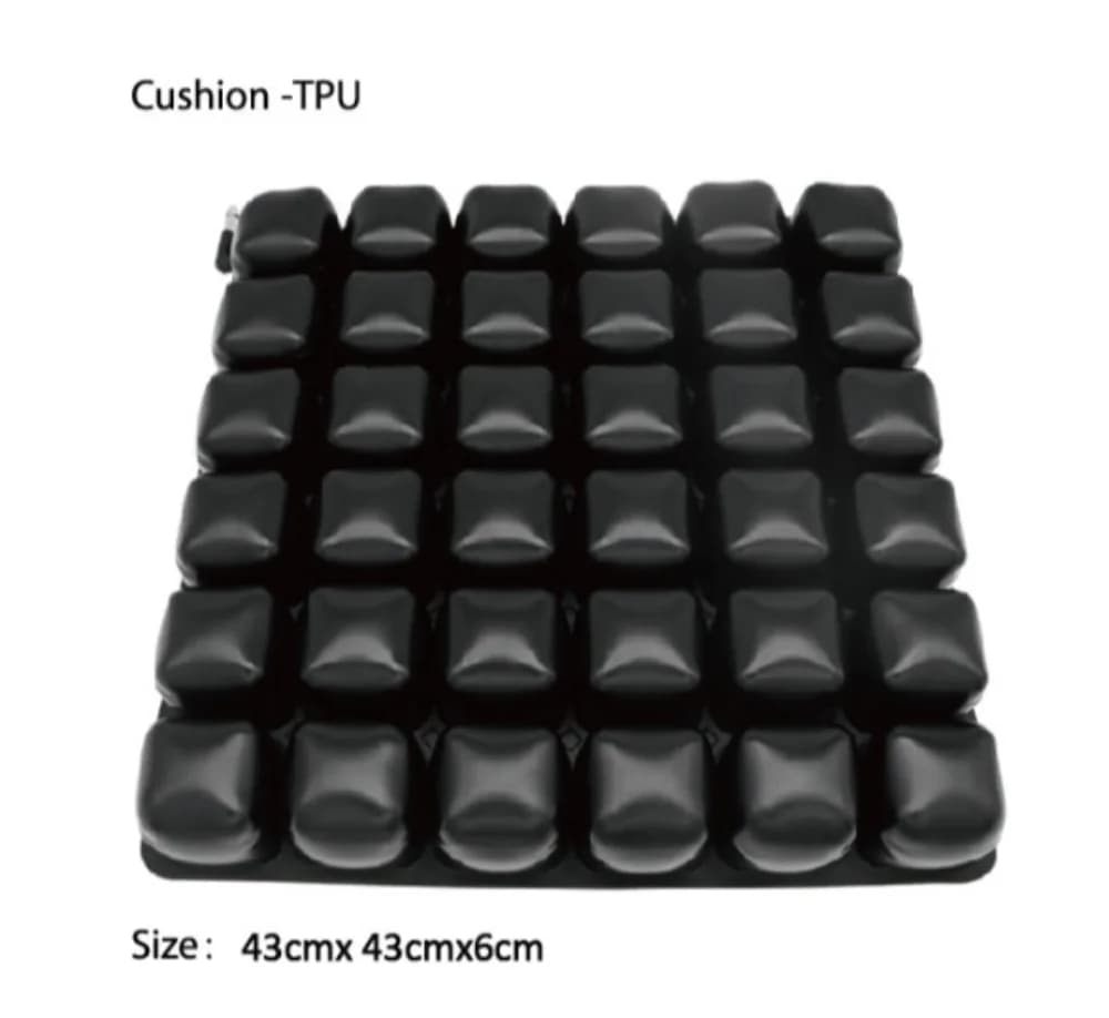 Seat Cushion 43x43cm Inflatable Airbag TPU For Wheelchair Accessories Motorcycle Office Hospital Car Anti-Decubitus Relieving