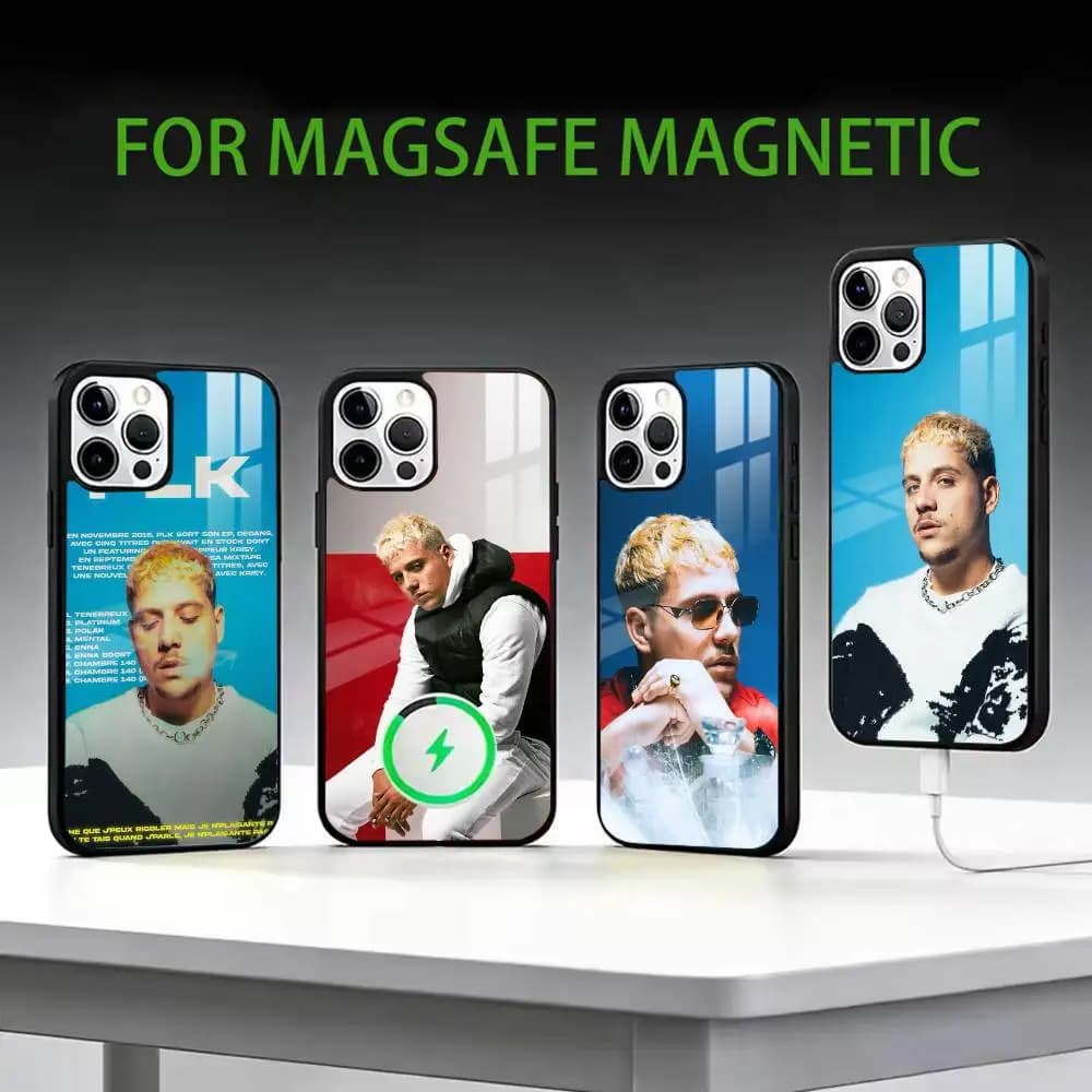 Trendy PLK F-French Rapper  Phone Case For iPhone17,16,15,14,13,12,11 Plus,Pro Max Magnetic For Magsafe Wireless Charging