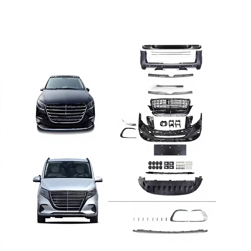 High Quality Gloss Black Tech Sport Body Kit For V260 V300 2016-2025 Exterior Upgrade Parts