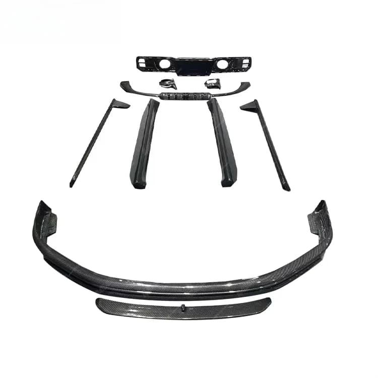 for 911 Turbos S  Upgrade to Techart Style Bodykit With Front Lip Side Skirt Spoiler Rear Diffu Dry Carbon Body Kit