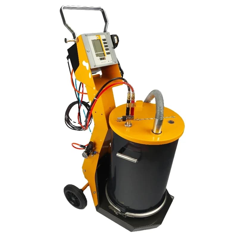 Machinery From China  Steel Electrostatic Powder Coating Machine Wheels Paint Chrome