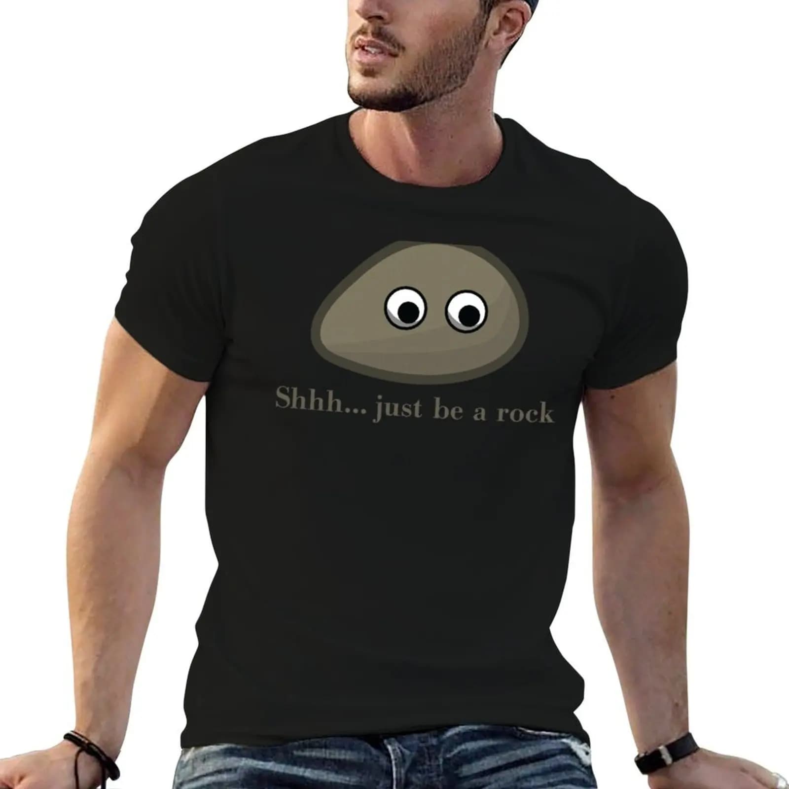 Just be a rock T-Shirt hippie clothes clothes men clothings
