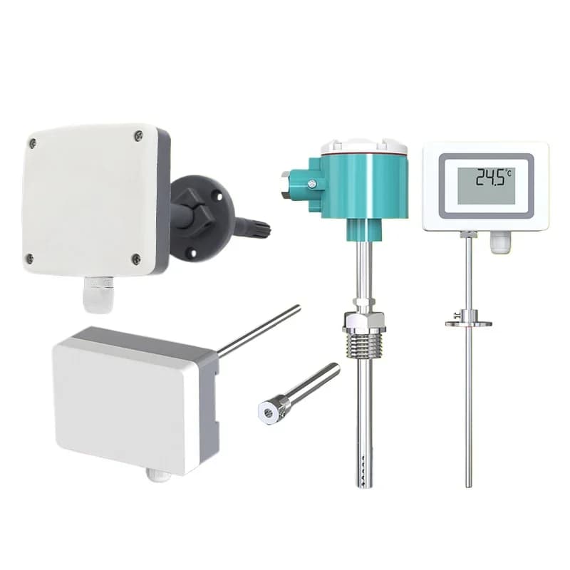 Pipeline Temperature and Humidity Transmitter Industrial Grade High Precision Current and Voltage