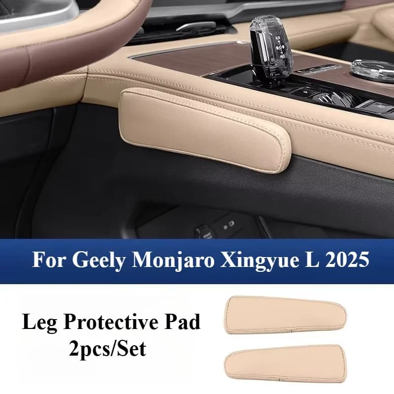 For Geely Monjaro Xingyue L 2025 Leg Cushion Leg Support Pads for The Main Driver and Co-driver Leg Protective Pad Knee Rest