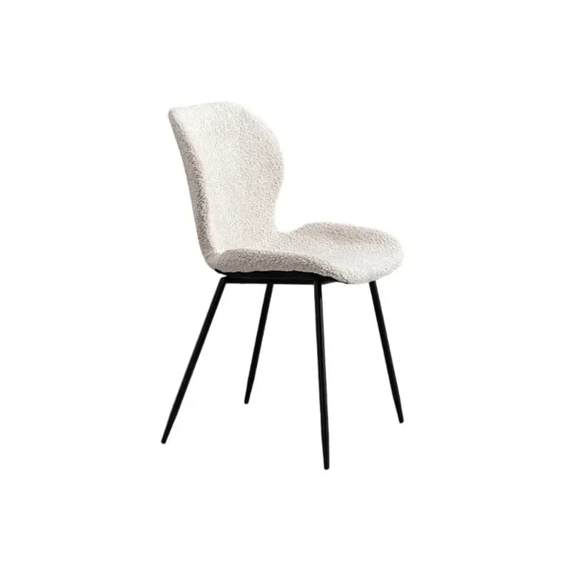 Italian household fabric modern simple back chair
