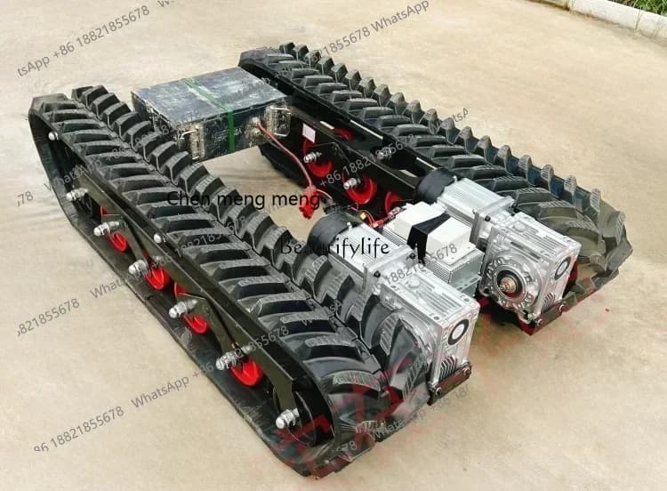 D176 Double Motor Remote Control Track Chassis Small Ivy Orchard Modification Wire Saw Cutting