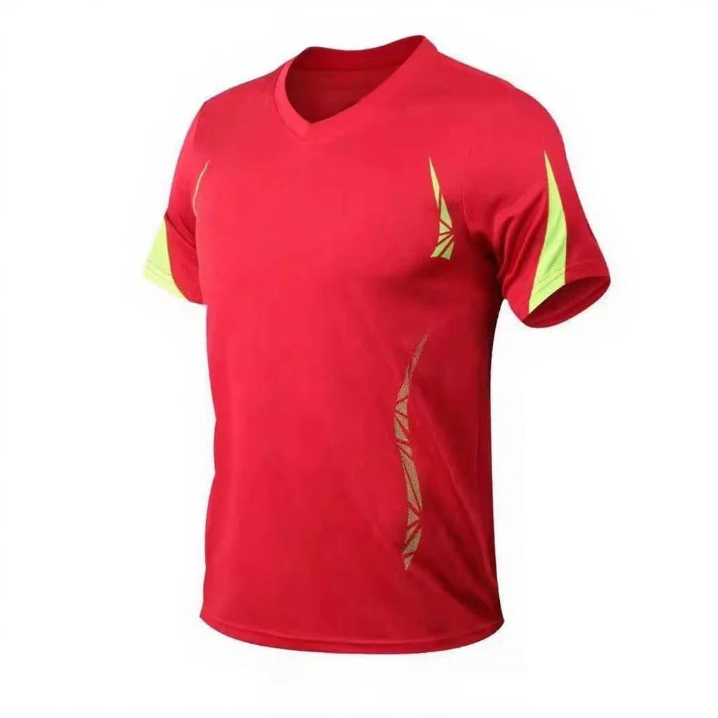 Summer 2026 New plus Size Sport Casual Running Short Sleeve T-Shirt for Men