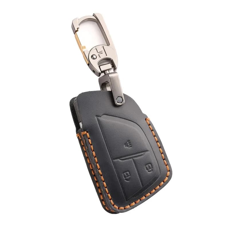 Premium Genuine Leather Key Case for Buick Envision Plus/Envision S (2023) - Handcrafted Cowhide Protective Shell Key Cover