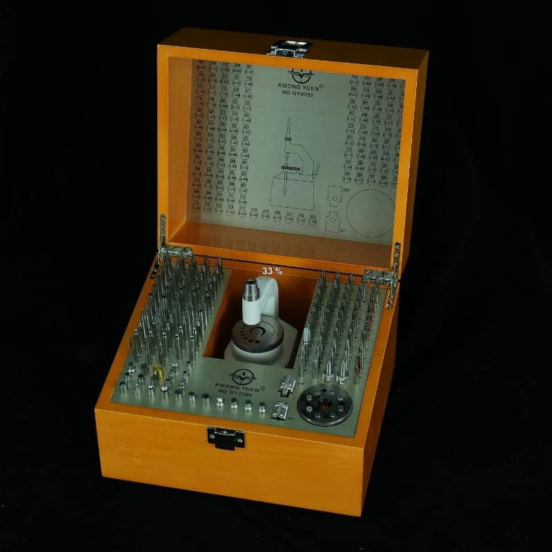 Watch repair tools 130 precision punch table set, punch machine balance wheel pendulum shaft disassembly and assembly tool