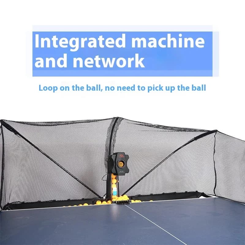 S6 Pro Multi-rotation Multi-drop Automatic Table Tennis Ball  Robot Home Personal Ping Pong Practice Training Machine